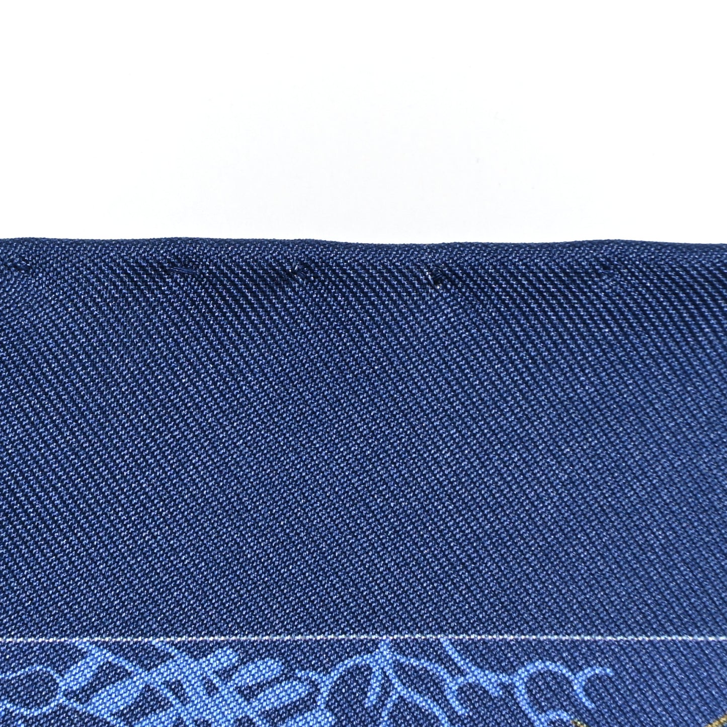 Silk Splash Park Double Face Scarf 90 Marine Vert Multicolore