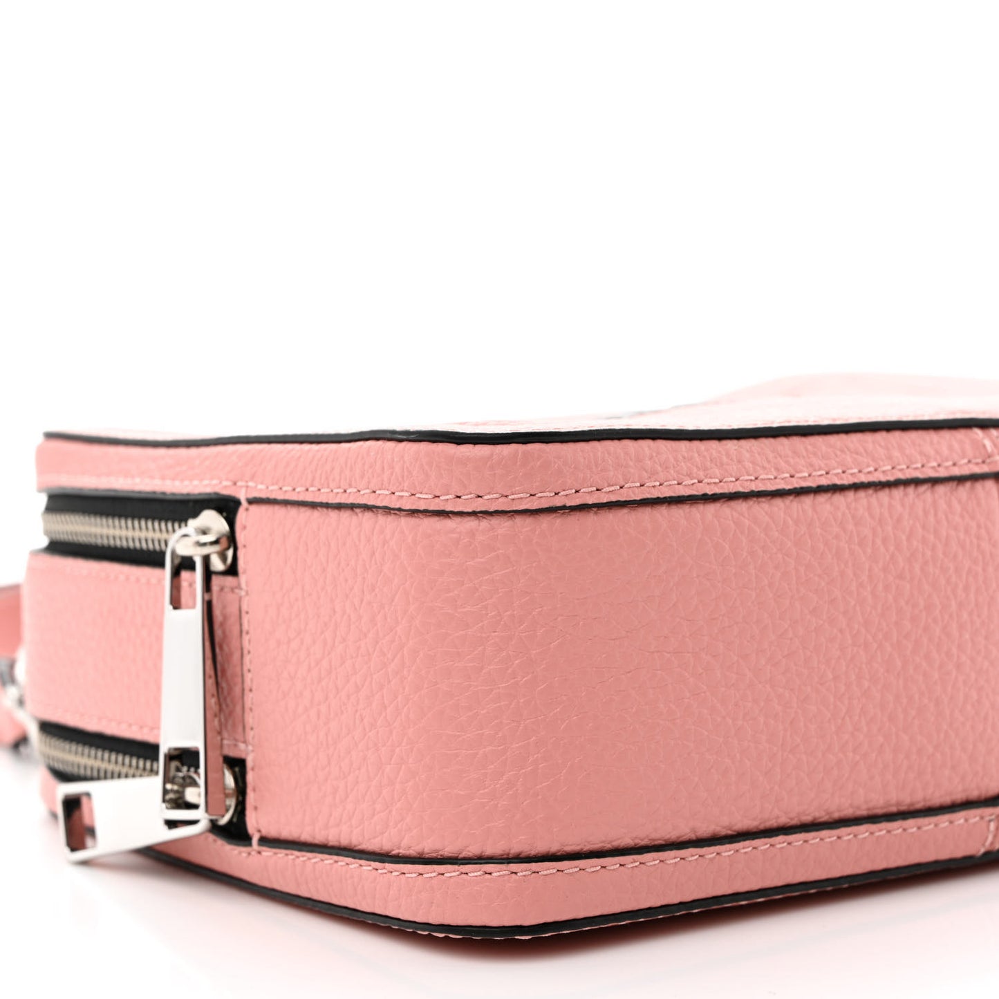 Calfskin Mini The Box Bag Rose Tan