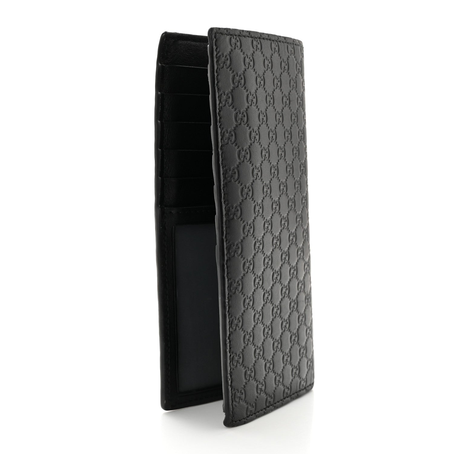 Gucci Microguccissima Bi-Fold Organizer Wallet Black 3 of 11