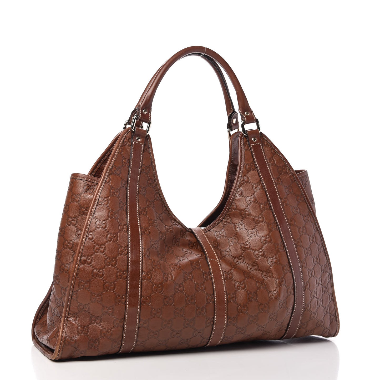 Guccissima Large Joy Shoulder Bag Brown