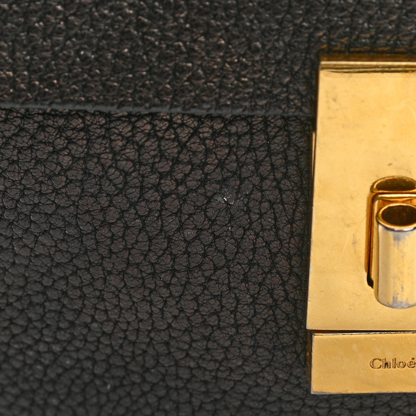 Grained Lambskin Mini Drew Shoulder Bag Black