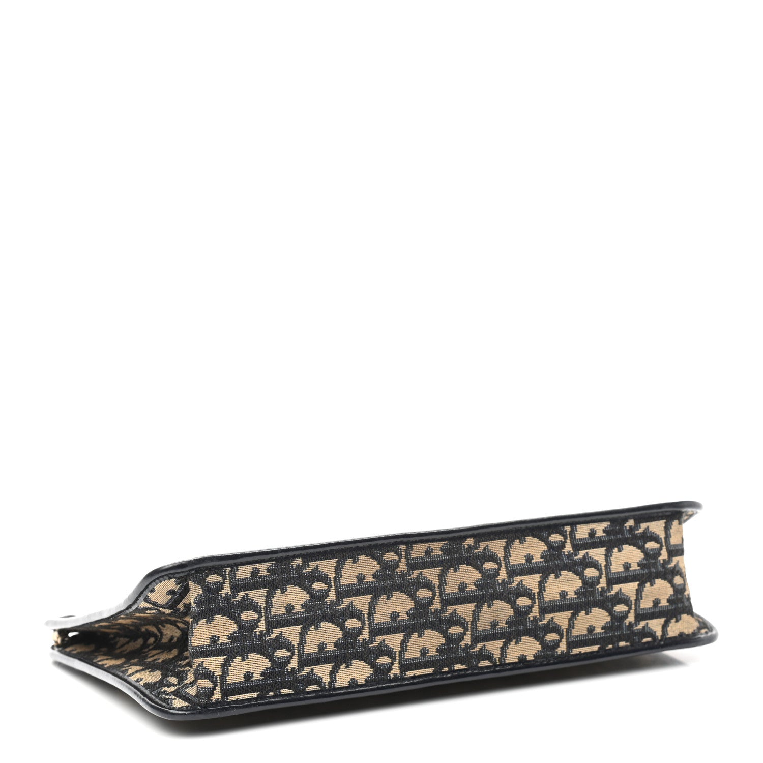 Christian Dior Monogram Pouch Clutch Navy Blue 3 of 6