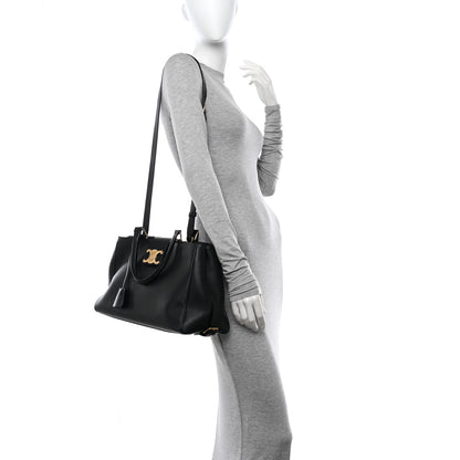 Celine Supple Calfskin Medium Appoline Black 2 of 10