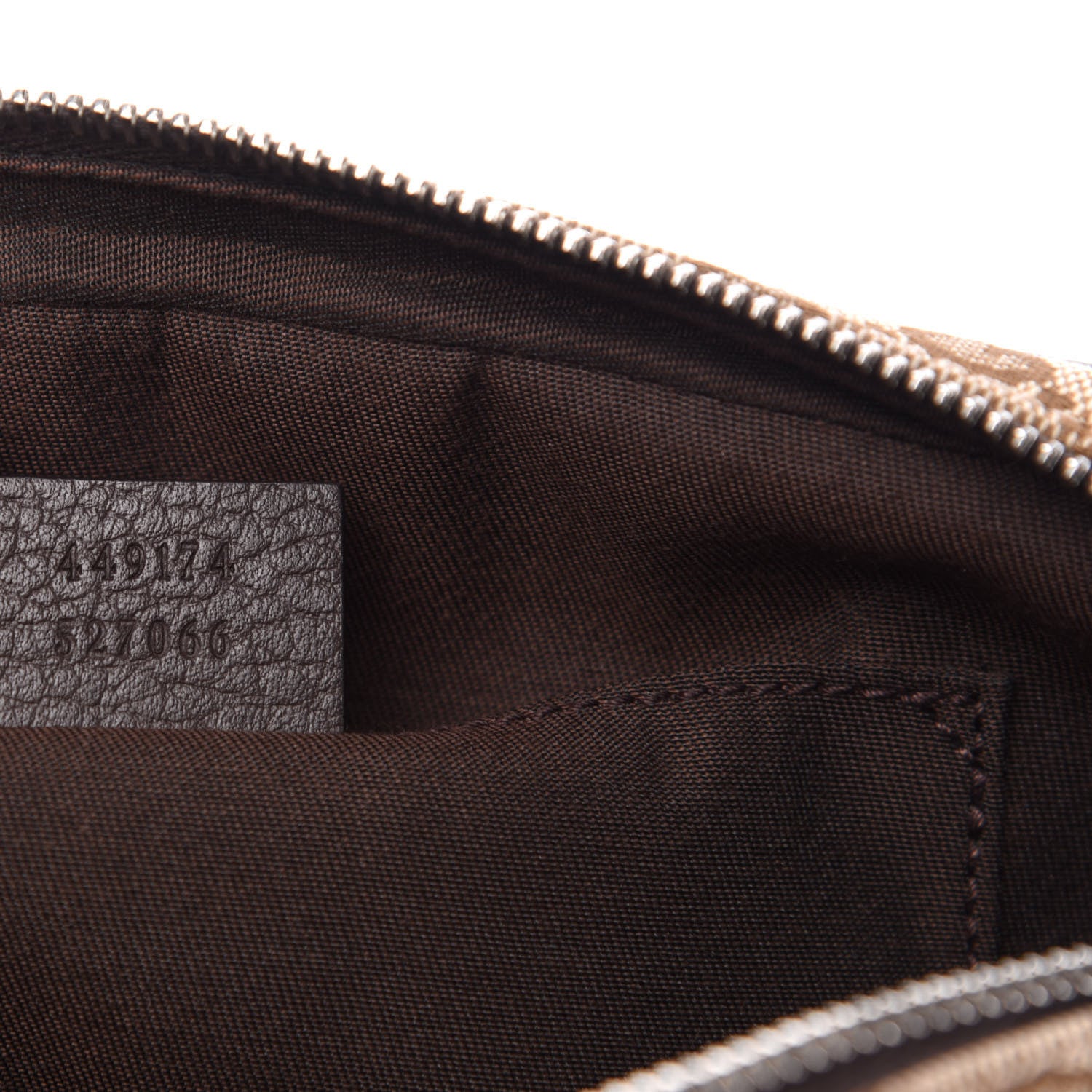 Gucci Monogram Belt Bag Dark Brown 7 of 11