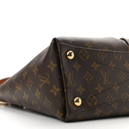 Louis Vuitton Monogram V Tote MM Black 10 of 12