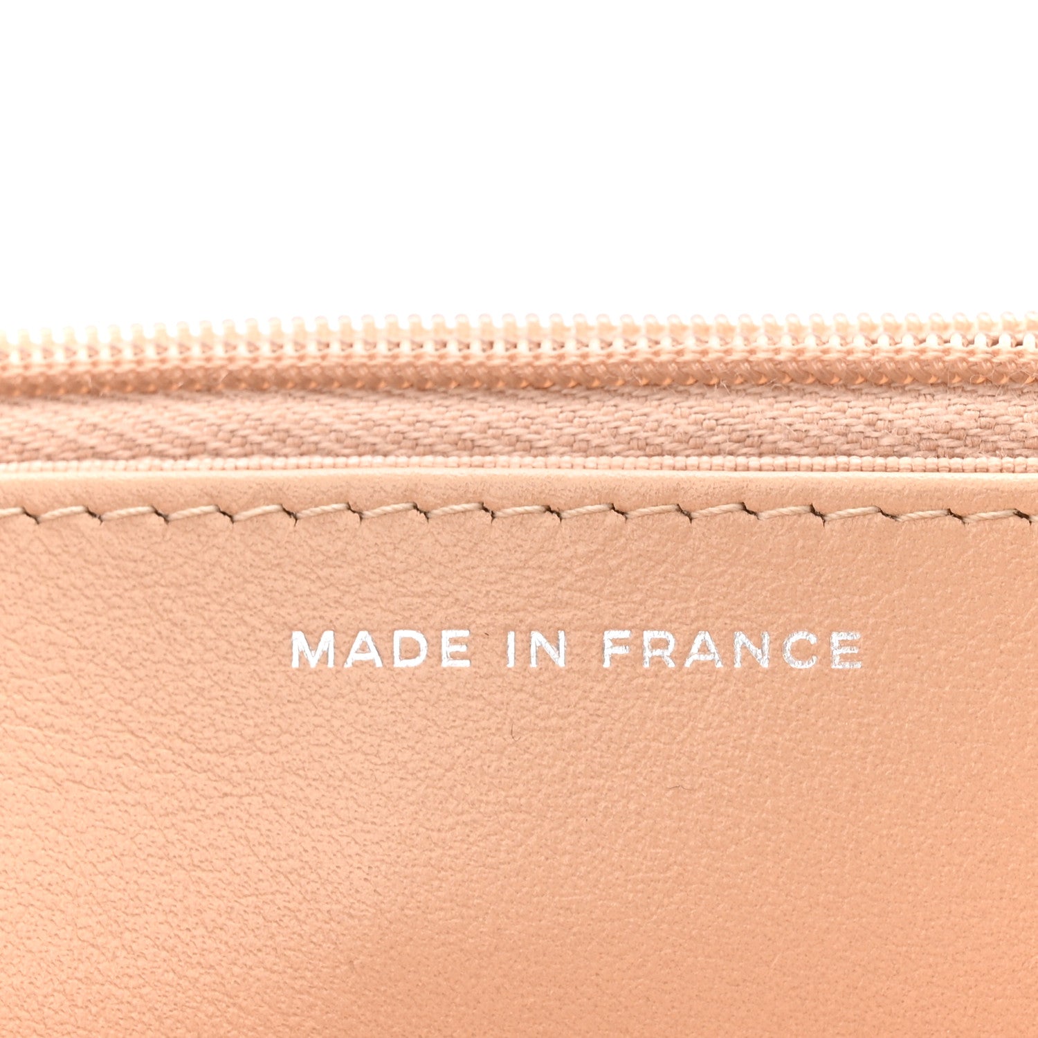 Chanel Caviar Quilted Wallet on Chain WOC Beige 7 of 12