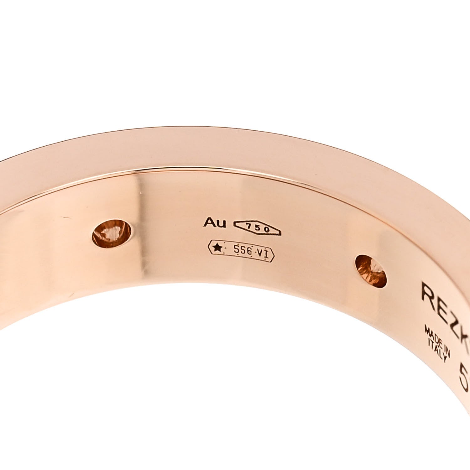 Bulgari 18K Rose Gold 7 Diamond B.Zero1 Essential Band Ring 57 8 5 of 6