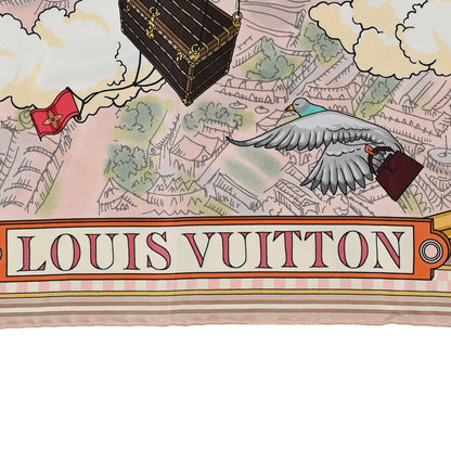 Louis Vuitton Silk From The Cloud Square Scarf 90 Dune 2 of 3