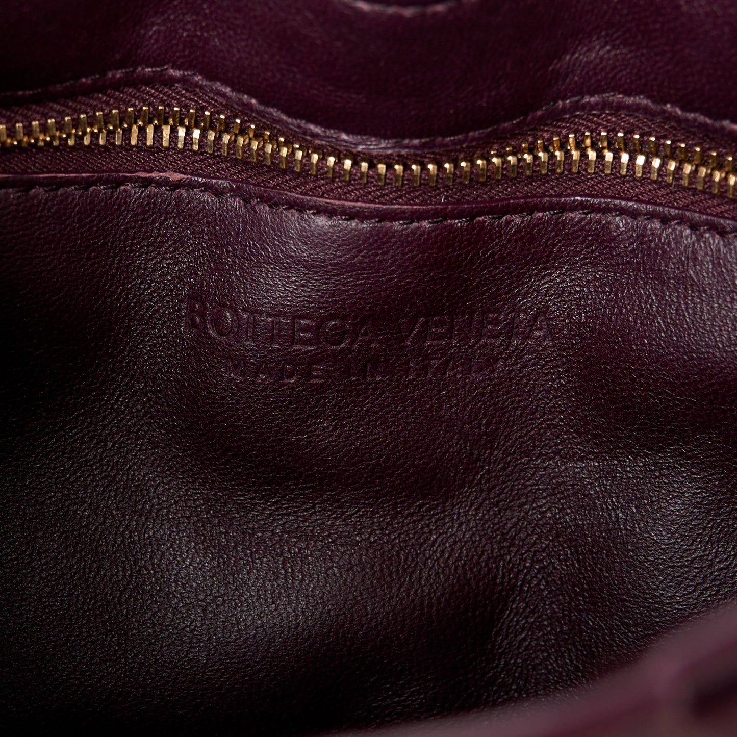 Nappa Maxi Intreccio Padded Cassette Crossbody Bag Grape