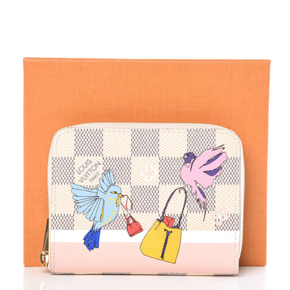 Louis Vuitton Damier Azur 2018 Christmas Animation Zippy Coin Purse 10 of 10