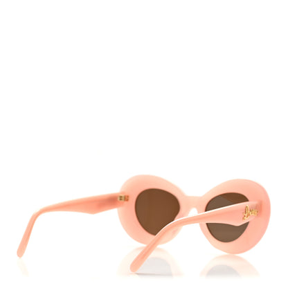 Loewe Acetate Curvy Round Sunglasses LW40112I Pink 4 of 8