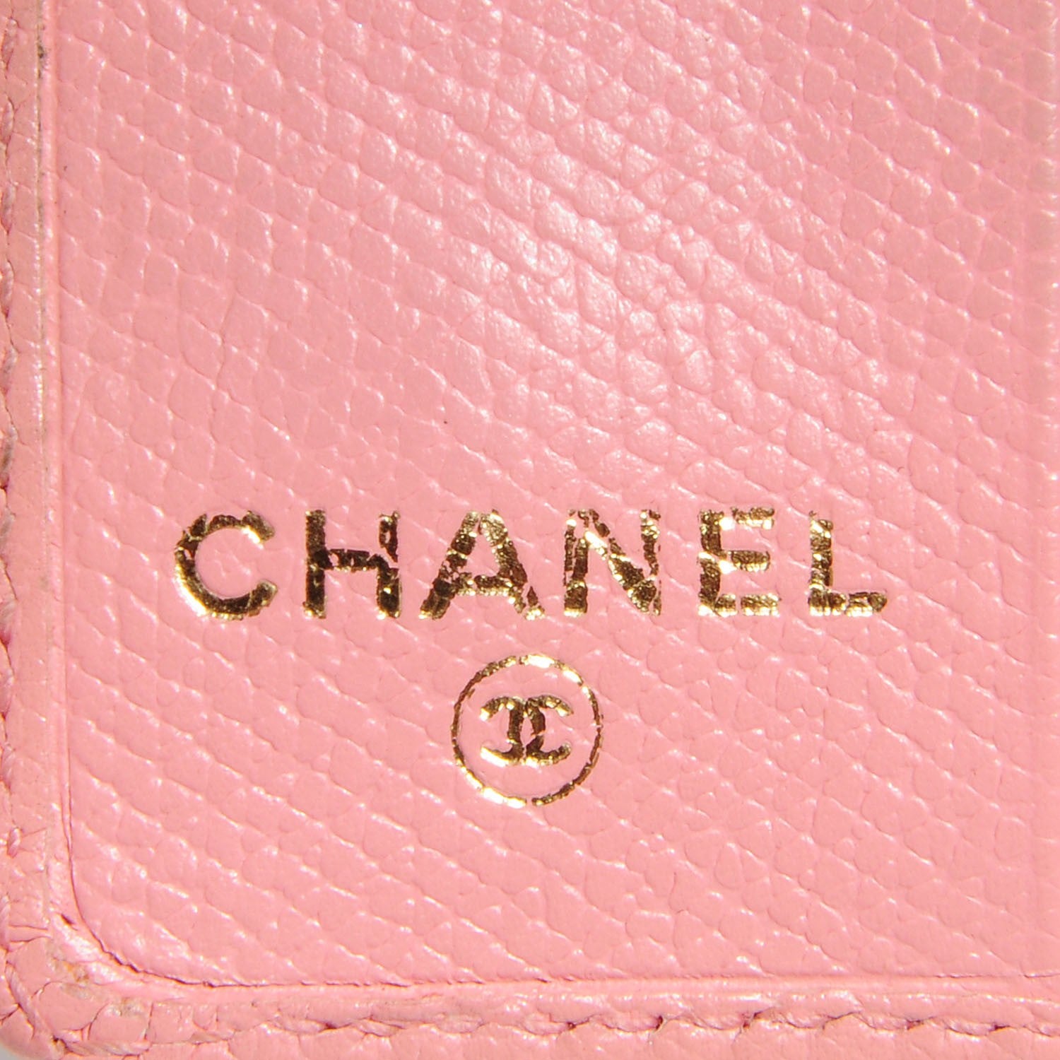 Chanel Grained Calfskin CC Button 6 Key Holder Pink 6 of 8