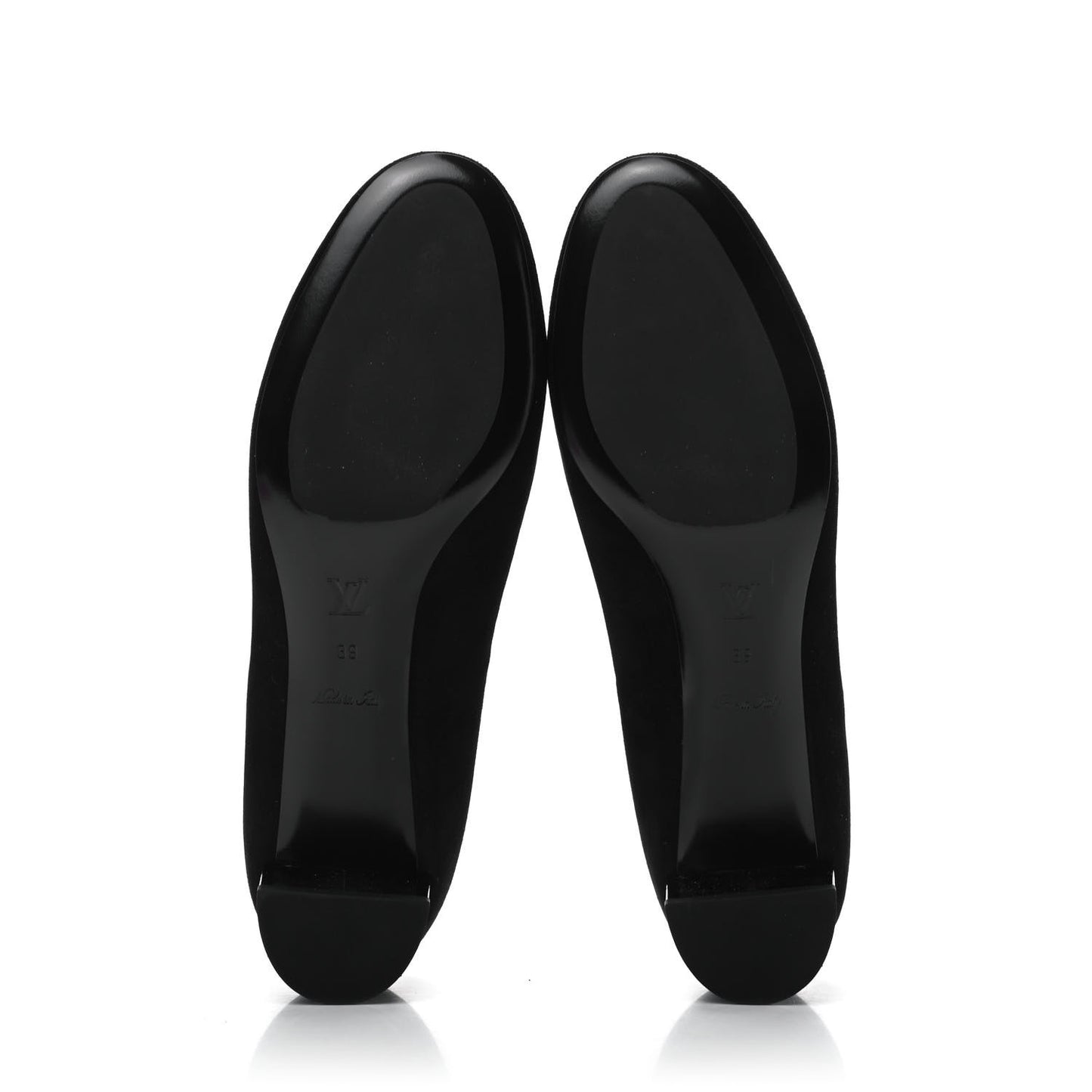 Suede Uniformes Pump 39 Black