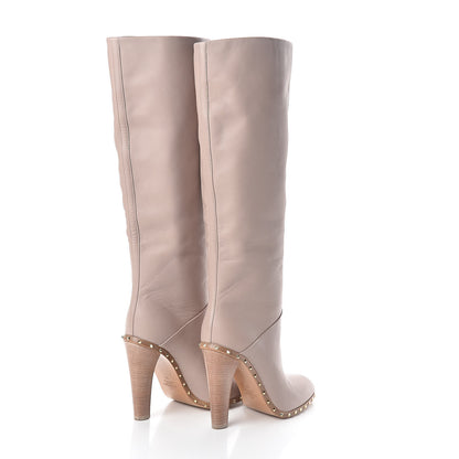 Valentino Garavani Nappa Soul Rockstud Boots 39 Poudre 4 of 6