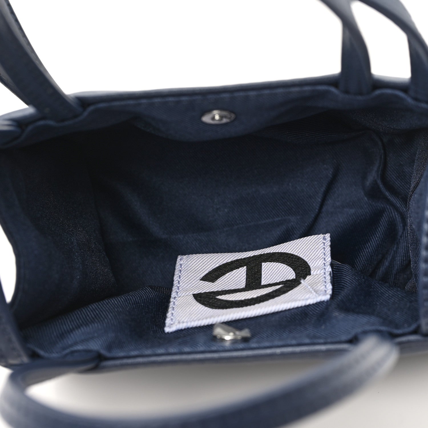 Telfar Vegan Leather Small Shopping Bag Navy 5 of 10