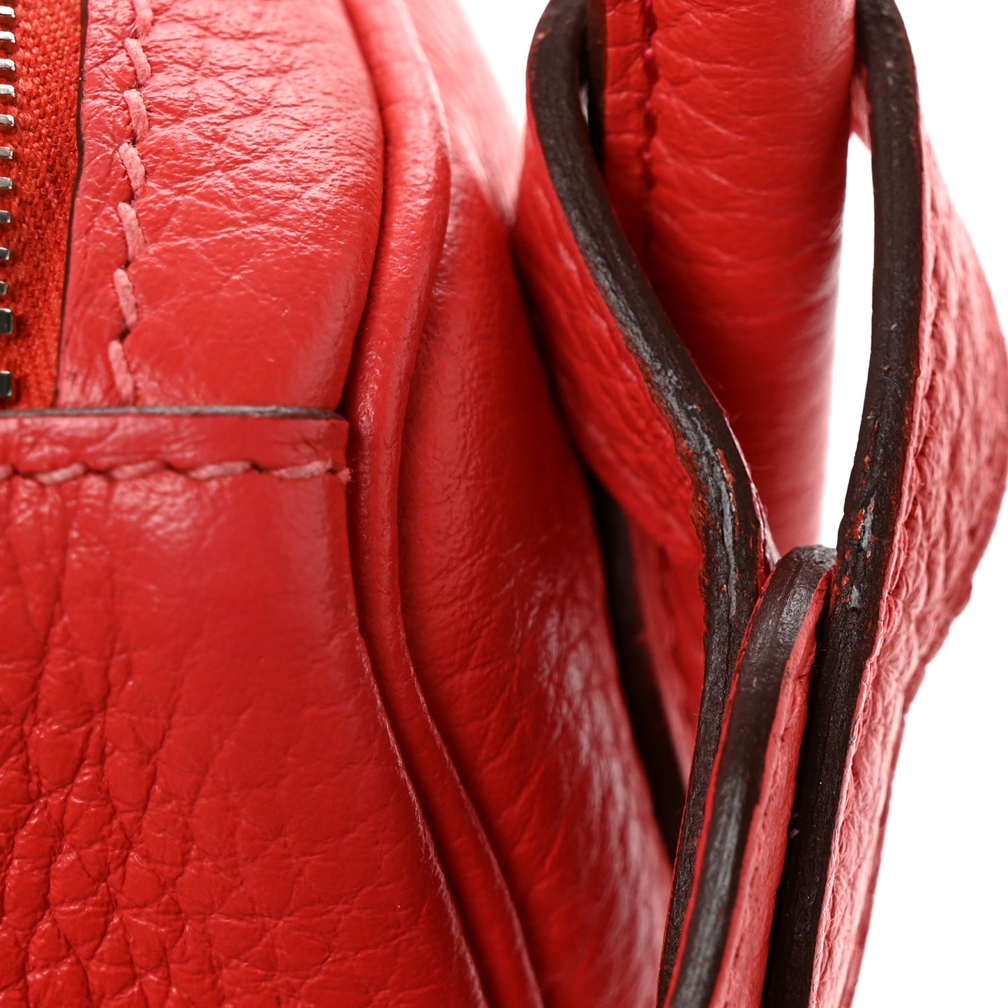 Taurillon Clemence Lindy 26 Rouge Pivoine
