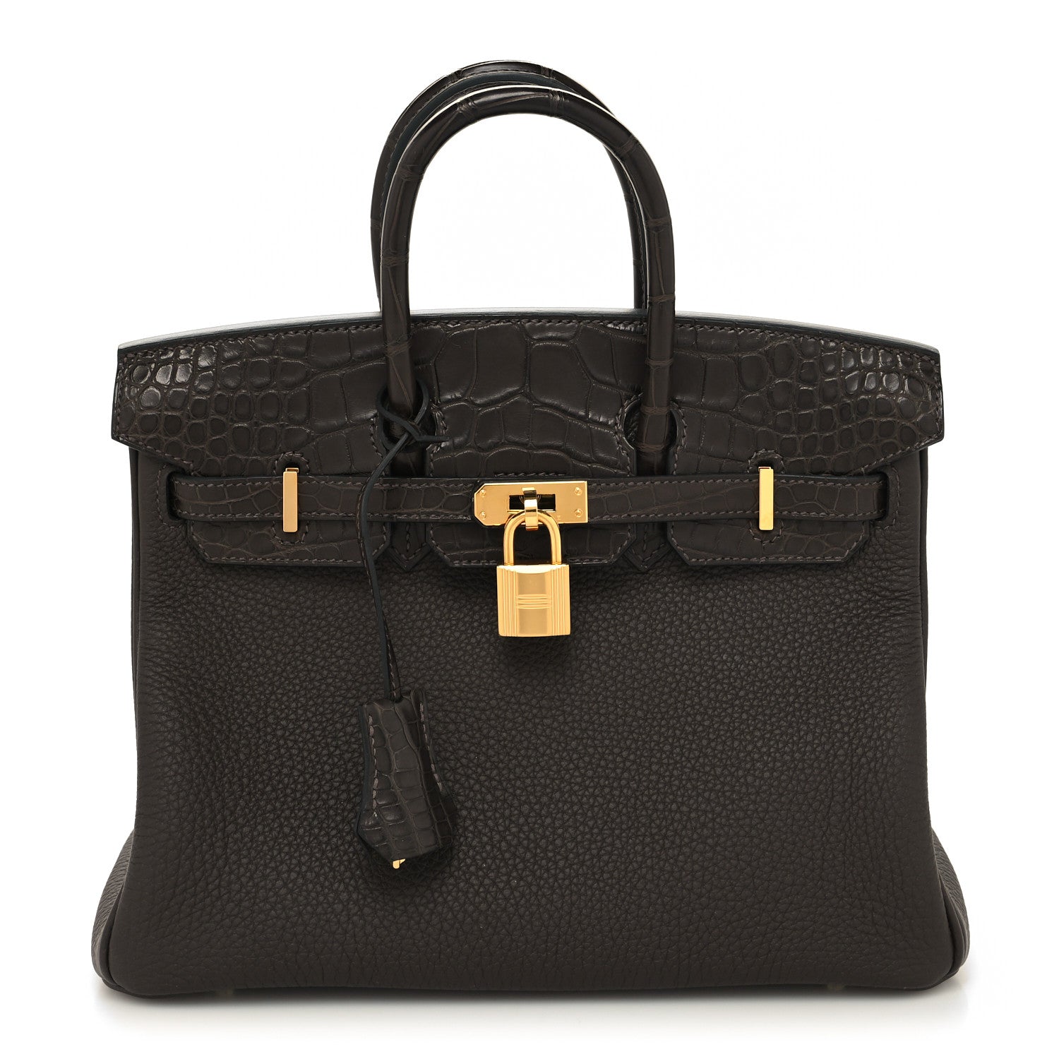 Hermes Togo Matte Alligator Birkin Touch 25 Ebene 1 of 10