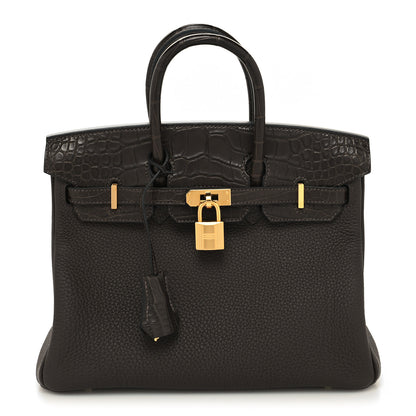 Hermes Togo Matte Alligator Birkin Touch 25 Ebene 1 of 10
