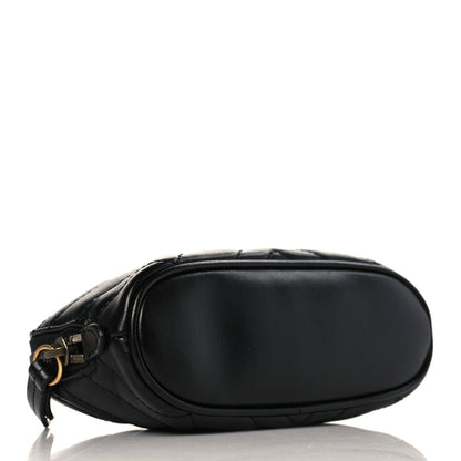 Gucci Calfskin Matelasse GG Marmont Pouch Cosmetic Case Black 4 of 9