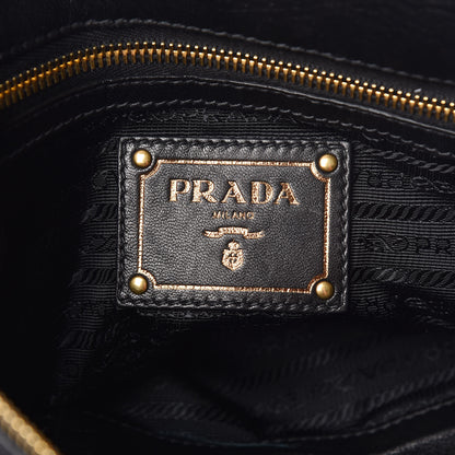 Prada Tessuto Nylon Jacquard Logo Tote Black 6 of 9