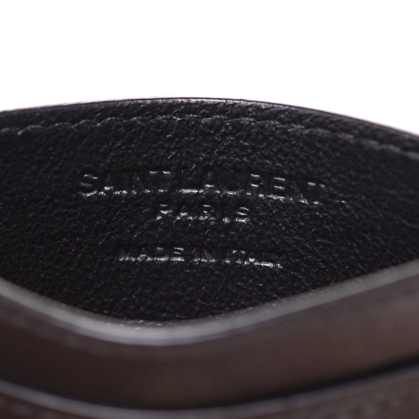 Calfskin Card Case Black