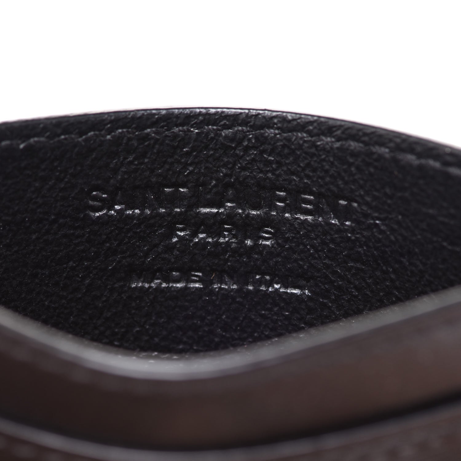 Saint Laurent Calfskin Card Case Black 6 of 8