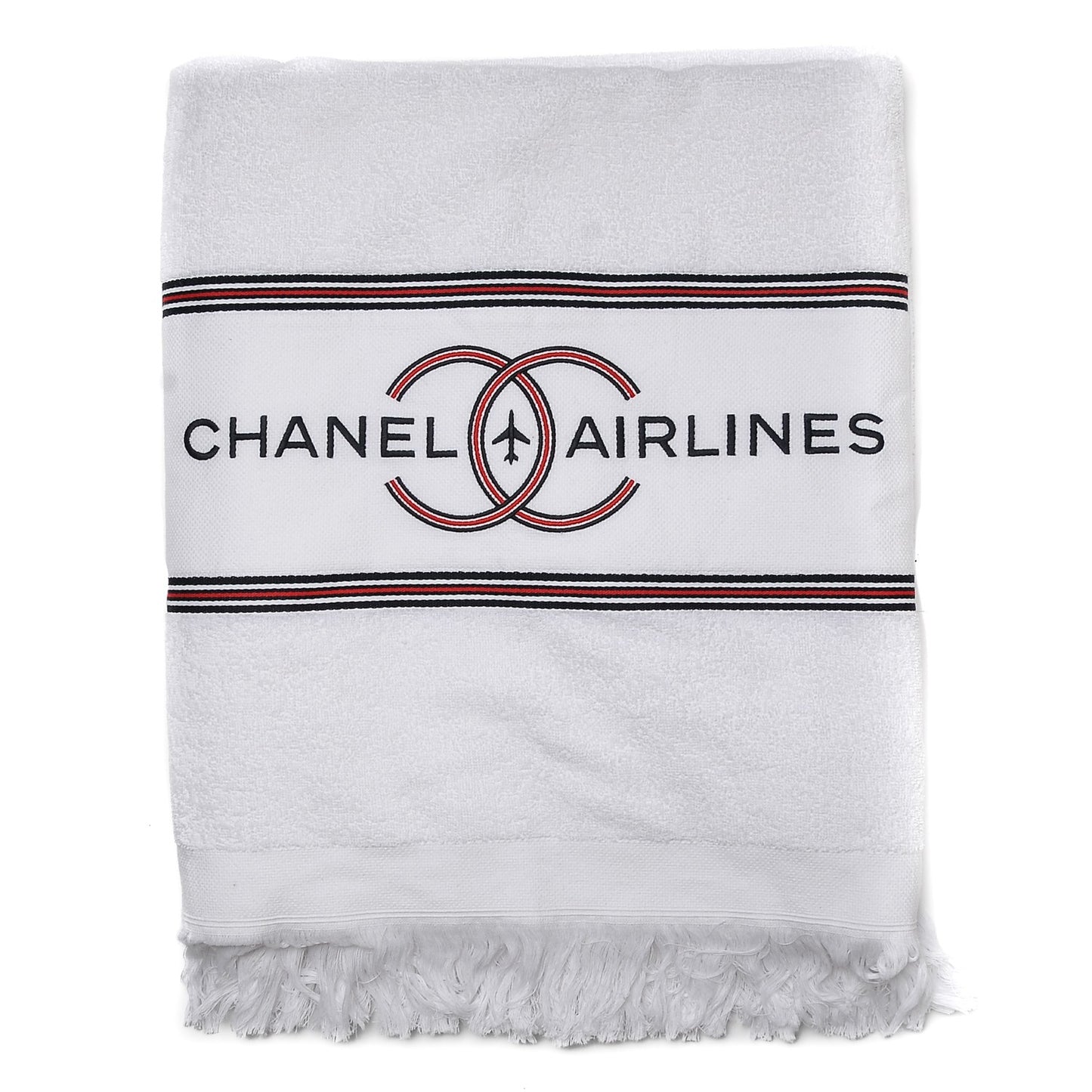 Reversible Airlines Tote Silver Navy