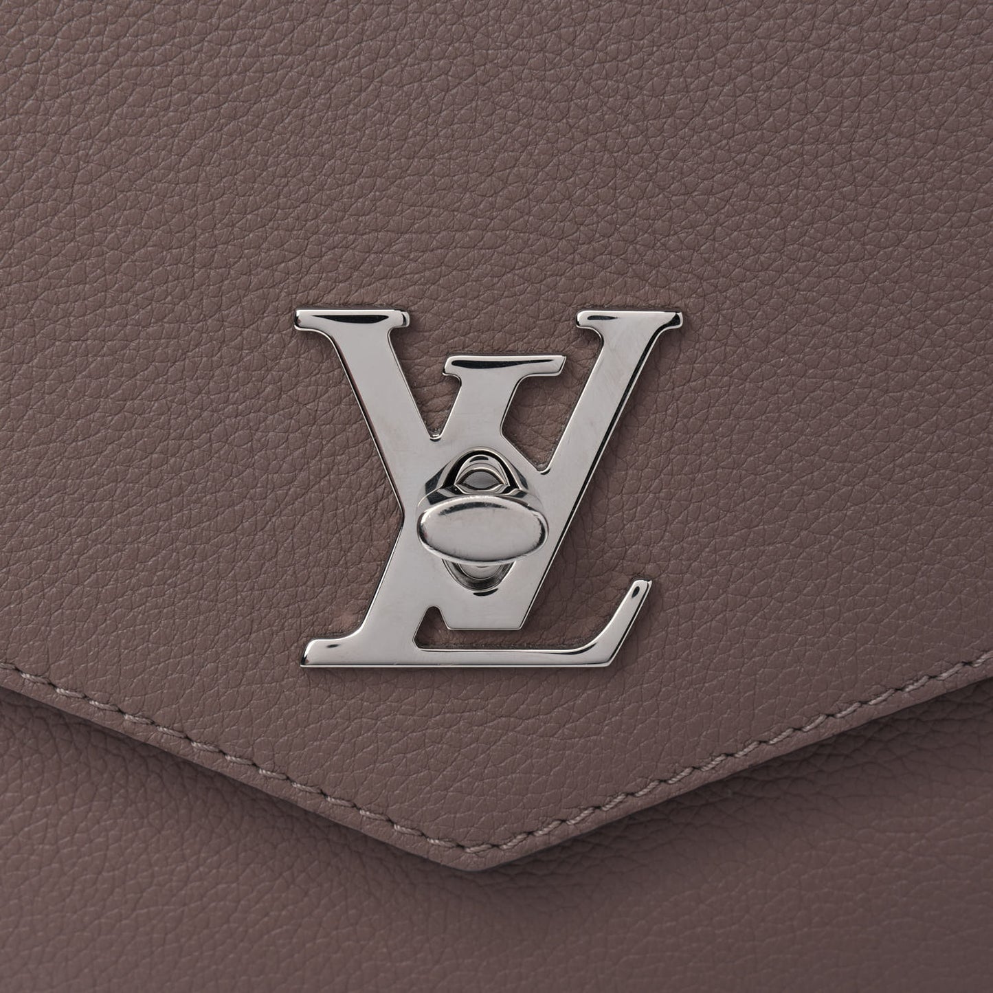 Soft Calfskin My Lockme Top Handle Taupe Glace