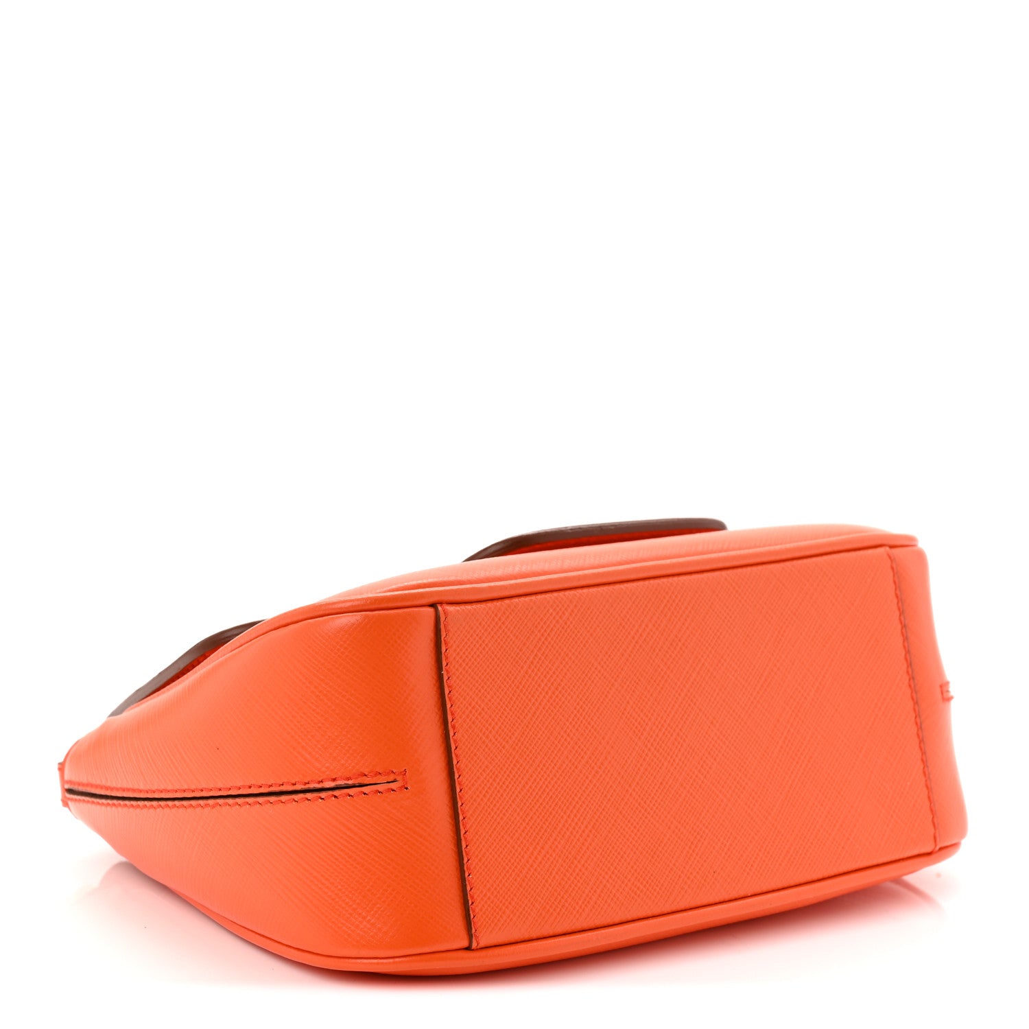 Salvatore Ferragamo Printed Calfskin Paris Crossbody Bag Orange 7 of 19