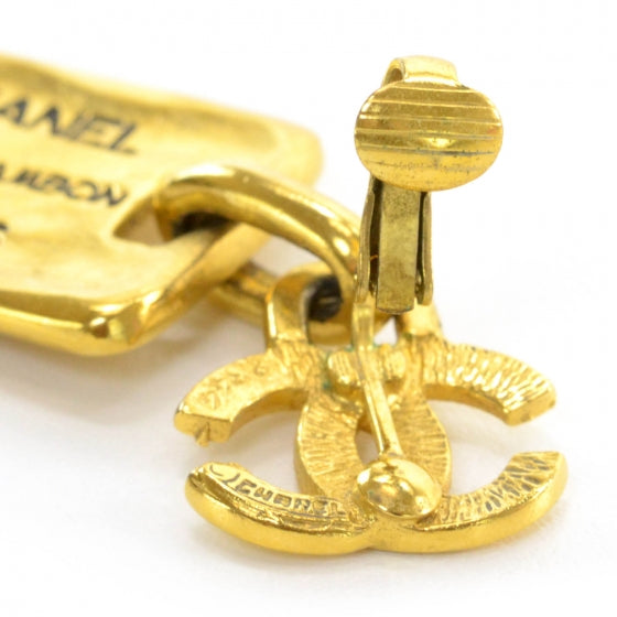 Chanel 31 Rue Cambon CC Clip On Earrings Gold 5 of 5