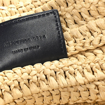 Saint Laurent Raffia Rive Gauche Tote Natural 7 of 10