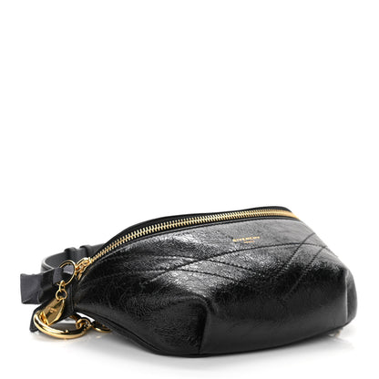 Givenchy Crackle Calfskin ID Belt Bag Black 4 of 10