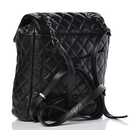 Chanel Lambskin Quilted Small Urban Spirit Backpack Black 3 of 10