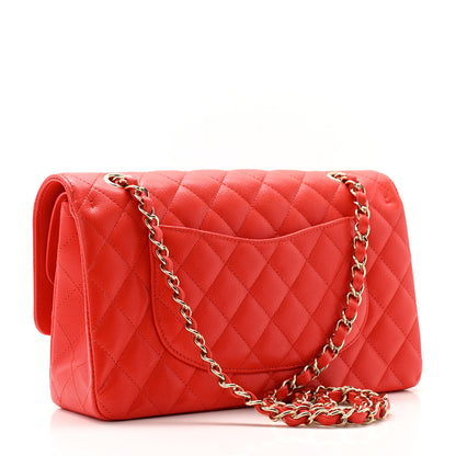 Chanel Caviar Quilted Medium Double Flap Red 3 of 11