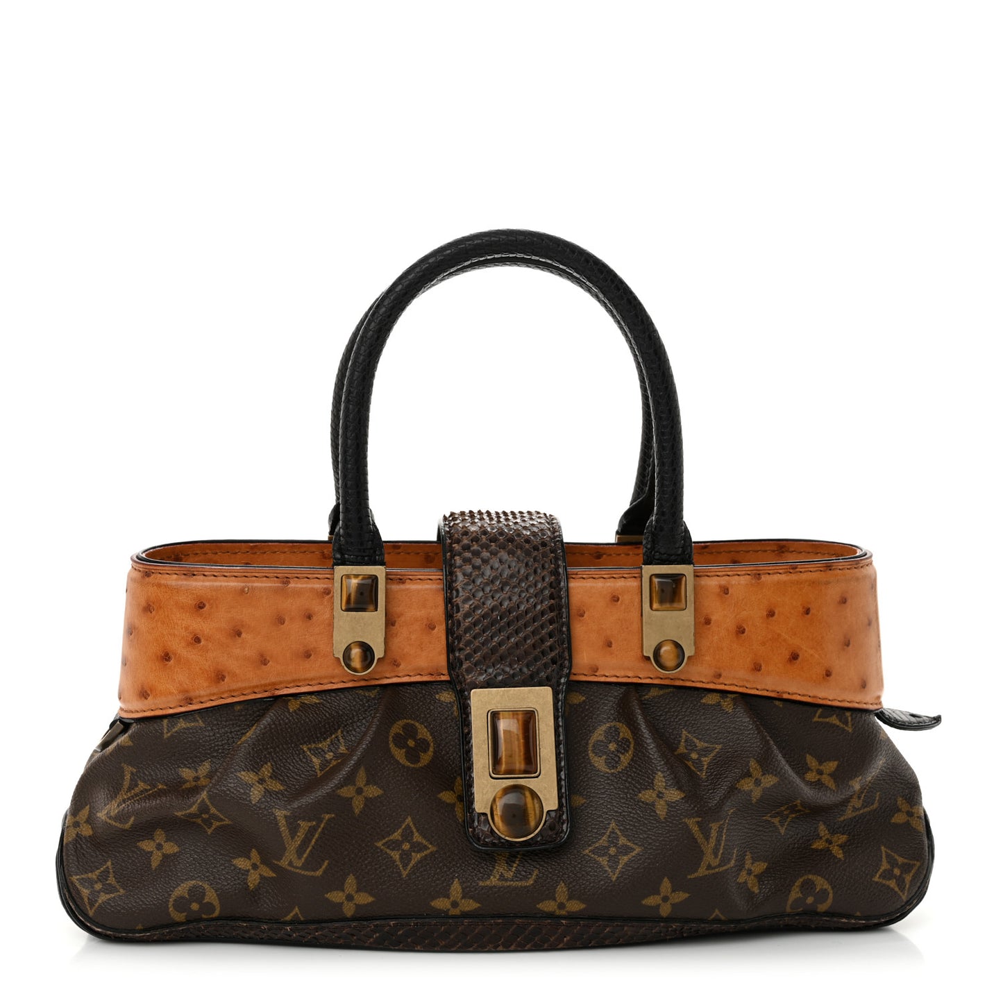 Monogram Ostrich Macha Waltz