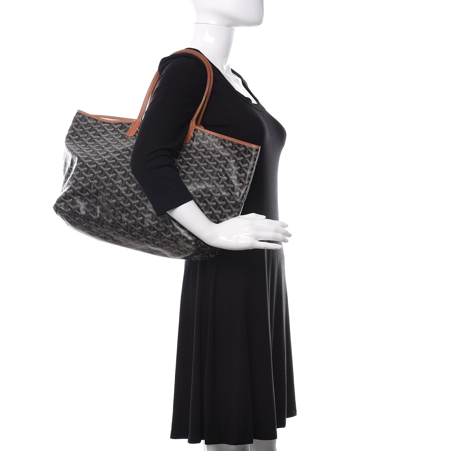Goyard Goyardine Saint Louis PM Black Gold 2 of 16