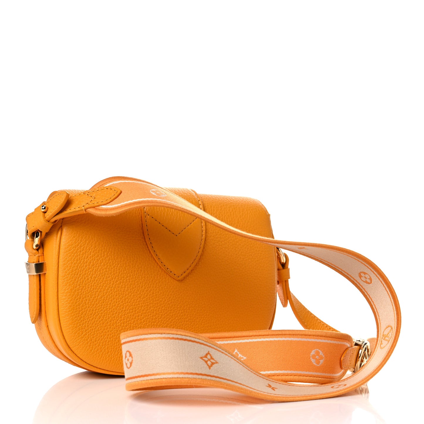 Grained Calfskin LV Pont 9 Soft PM Sunbeam