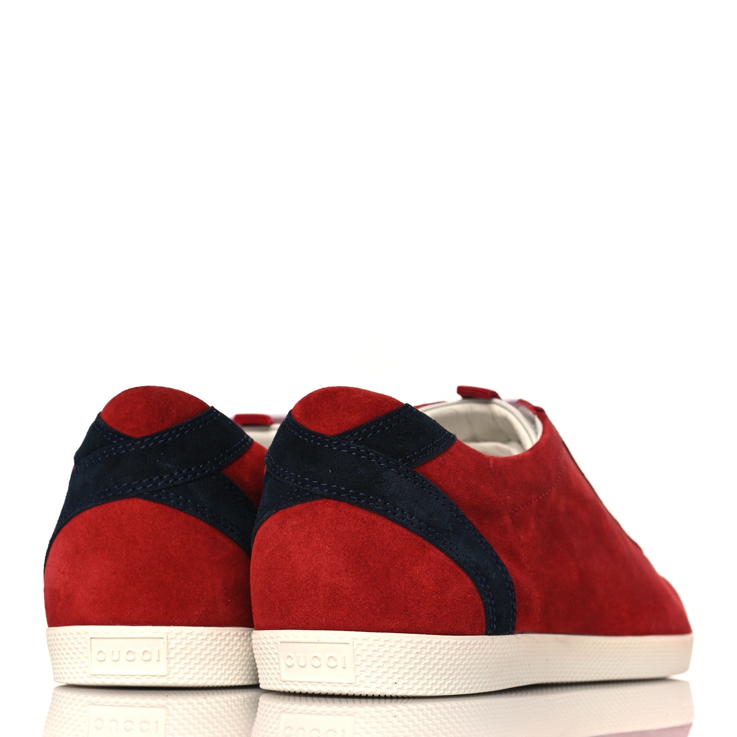 Gucci Suede Mens Softy Tek Sneakers 8 Red 4 of 8