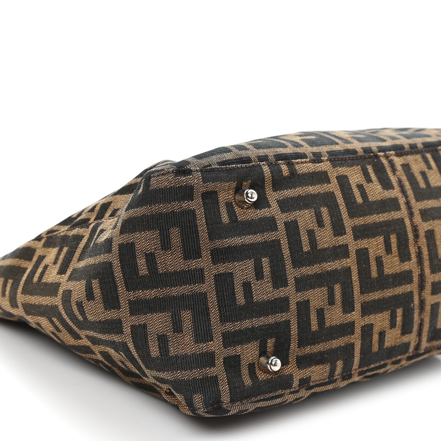 Fendi Zucca Small Holdall Tote Tobacco 8 of 9