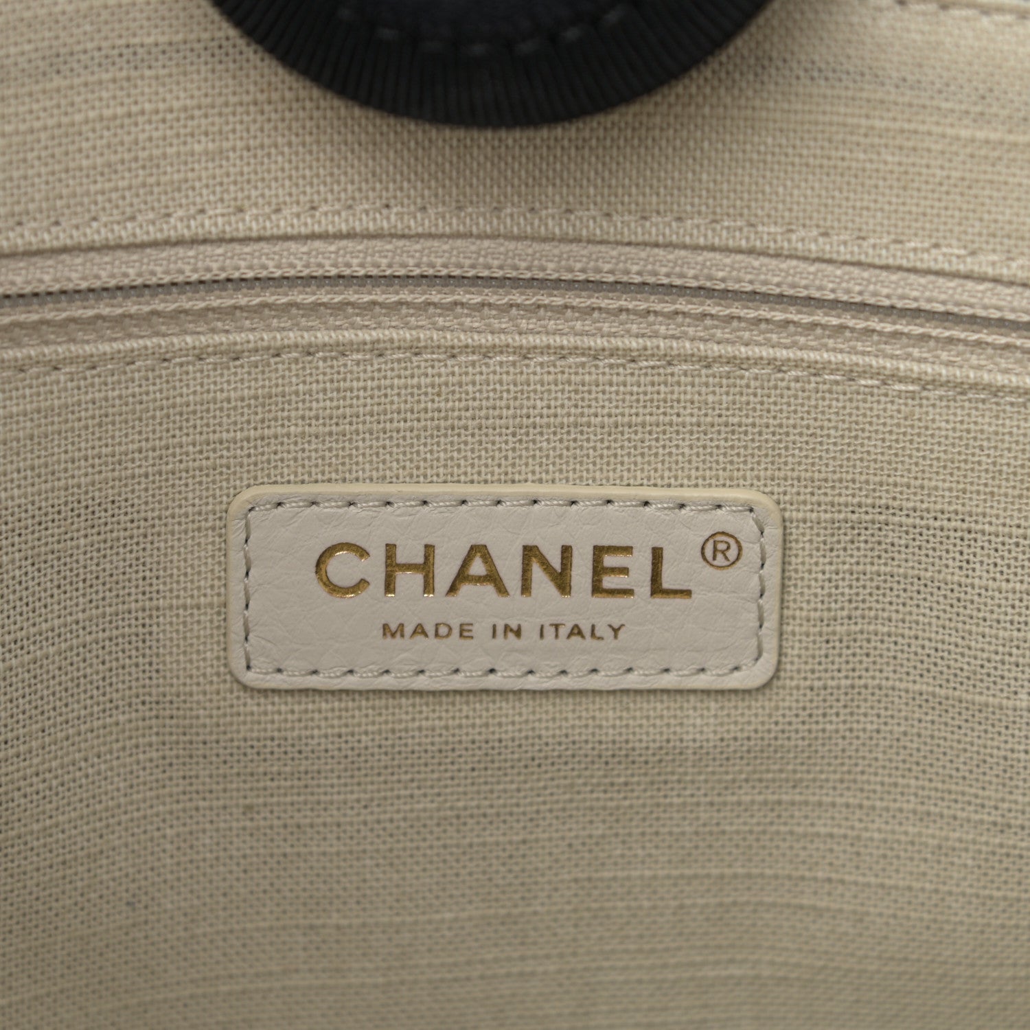 Chanel Mixed Fibers Small Deauville Tote Black 7 of 11