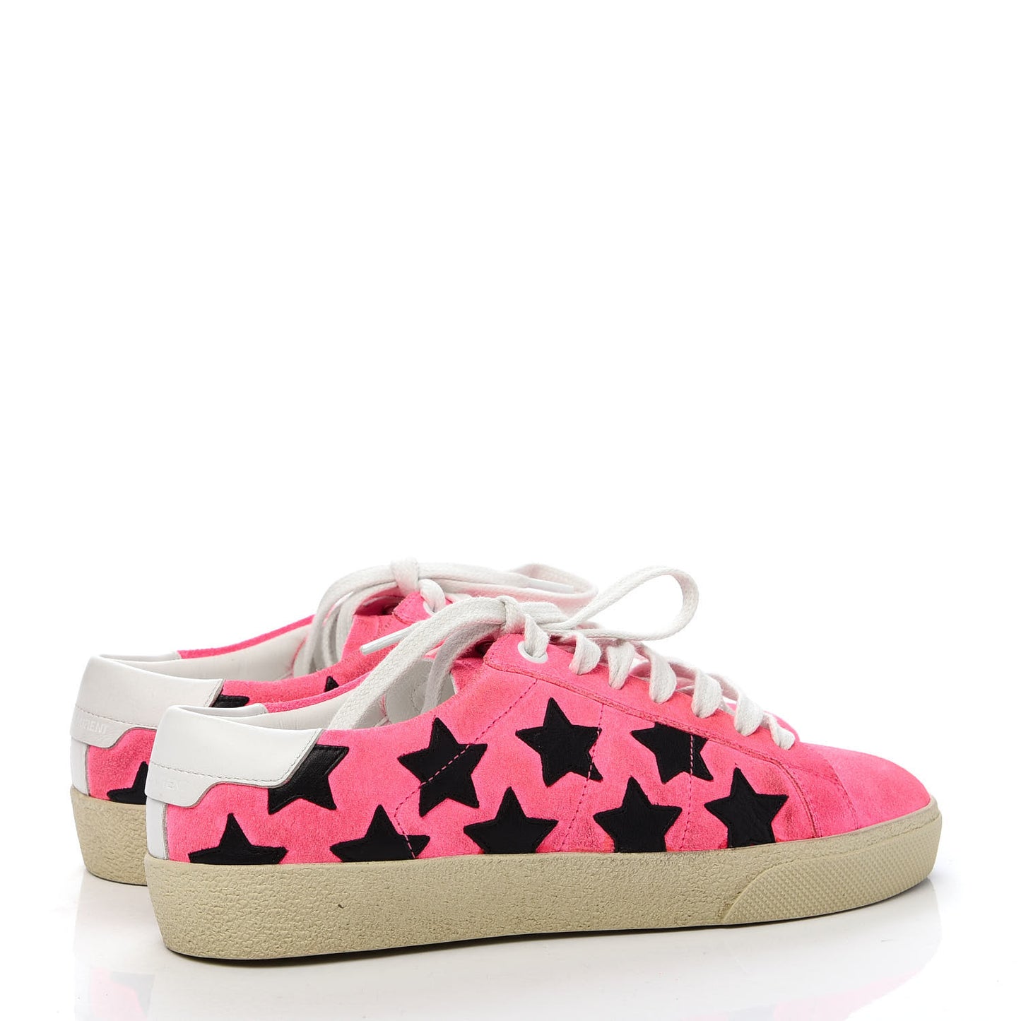 Suede Star Court Sneakers 35 Pink Black