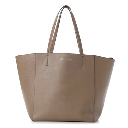 Celine Soft Grained Calfskin Small Belt Cabas Phantom Taupe 1 of 12