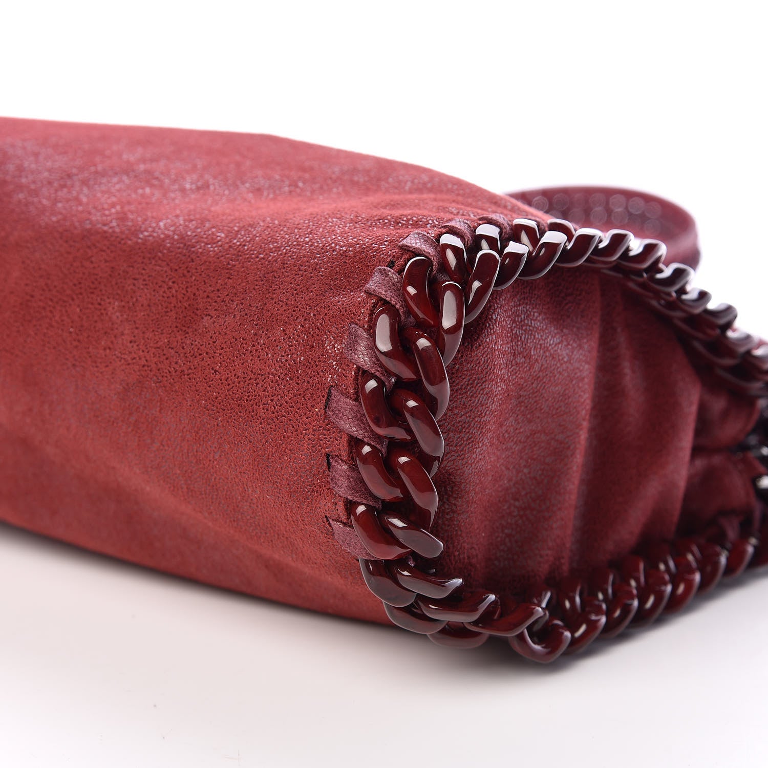 Stella McCartney Shaggy Deer Mini Candy Falabella Ruby 6 of 10