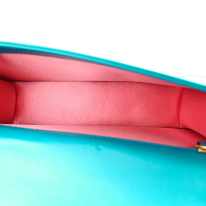 Gucci Velvet Matelasse GG Marmont Mini Bag Pavone Cyan 5 of 11