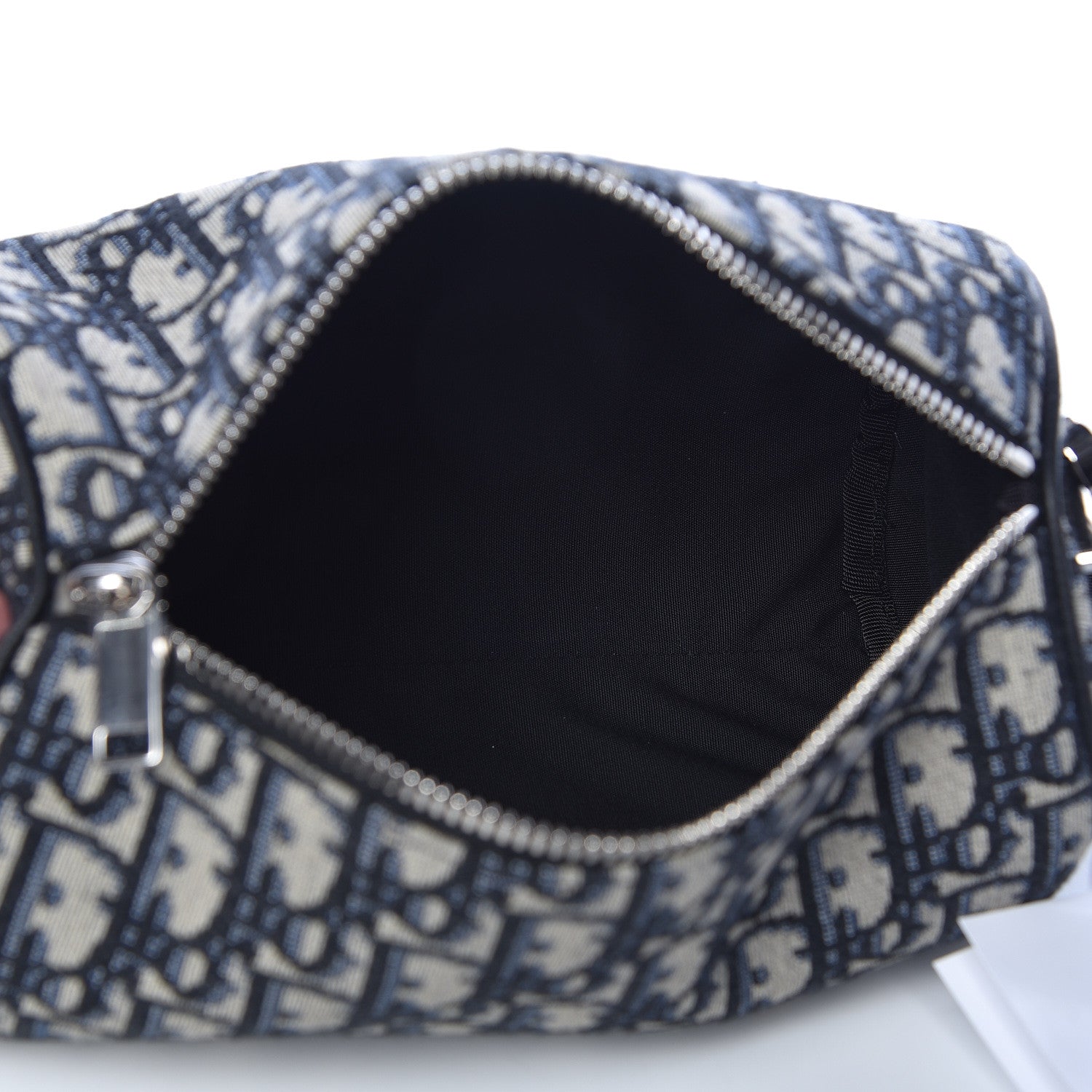 Christian Dior Oblique Roller Messenger Bag Blue 5 of 9