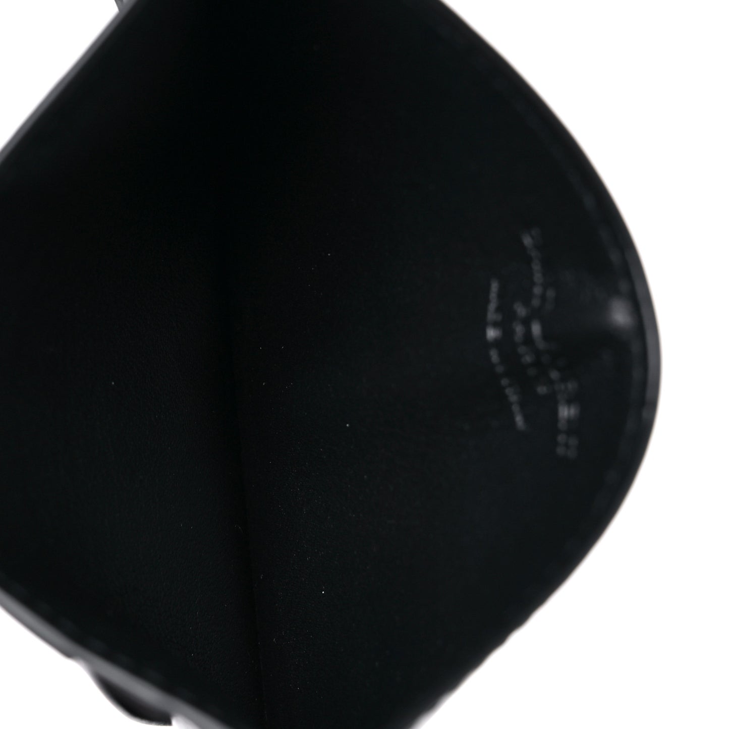 Smooth Calfskin Uptown Card Holder Black