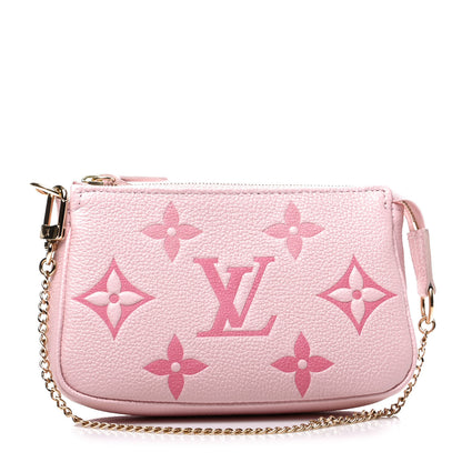 Louis Vuitton Empreinte Monogram Giant By The Pool Mini Pochette Accessories Bouton De Rose 1 of 9