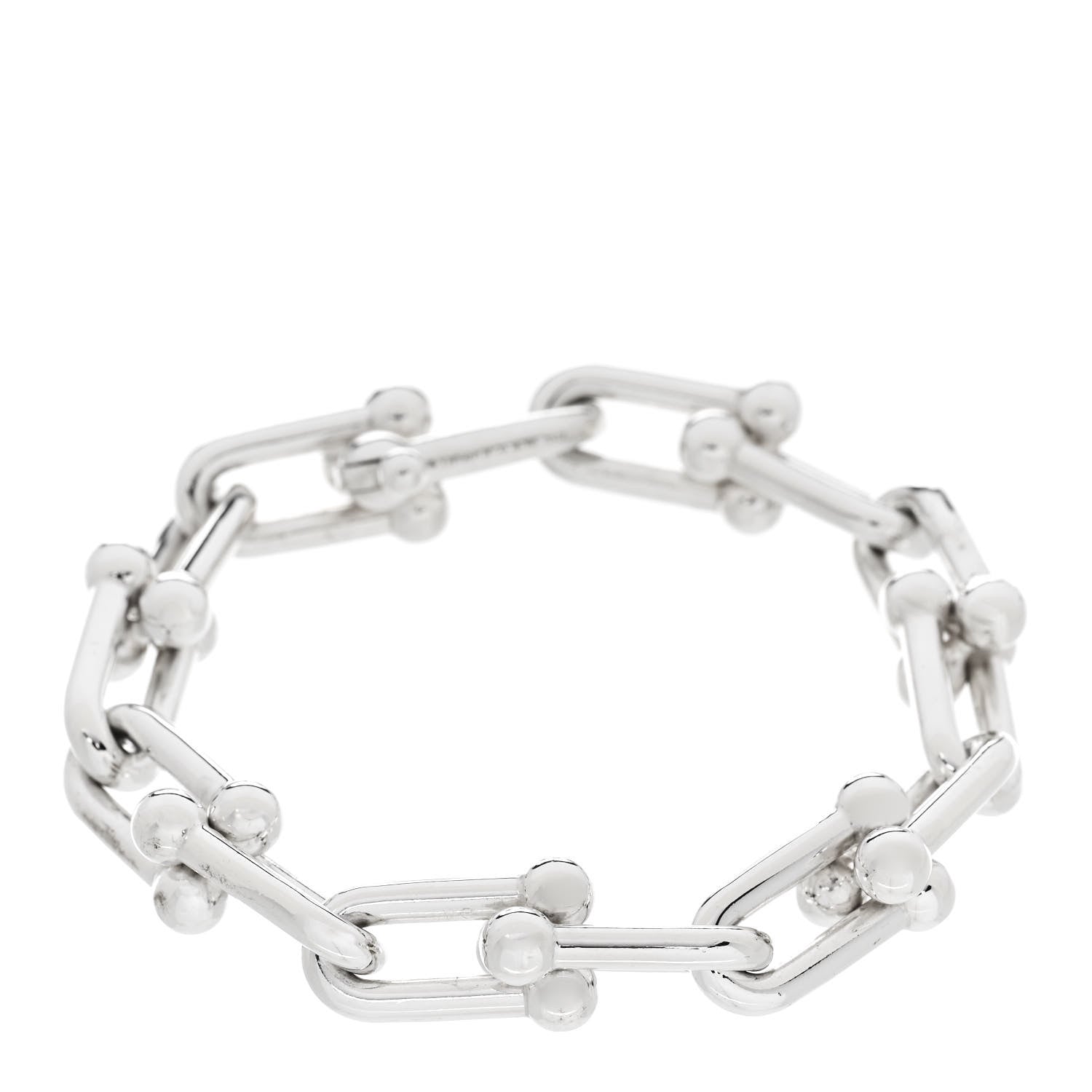 Tiffany Sterling Silver Large HardWear Link Bracelet 1 of 5
