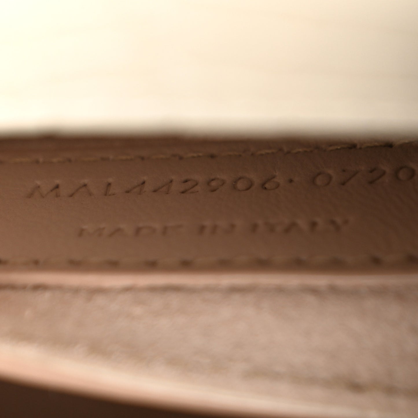 Calfskin Crocodile Embossed Medium Monogram Sunset Blanc Vintage