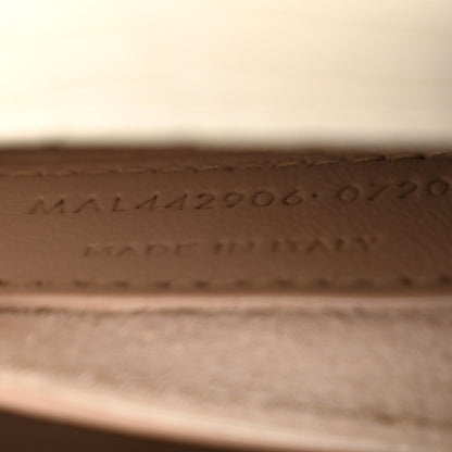 Saint Laurent Calfskin Crocodile Embossed Medium Monogram Sunset Blanc Vintage 7 of 12